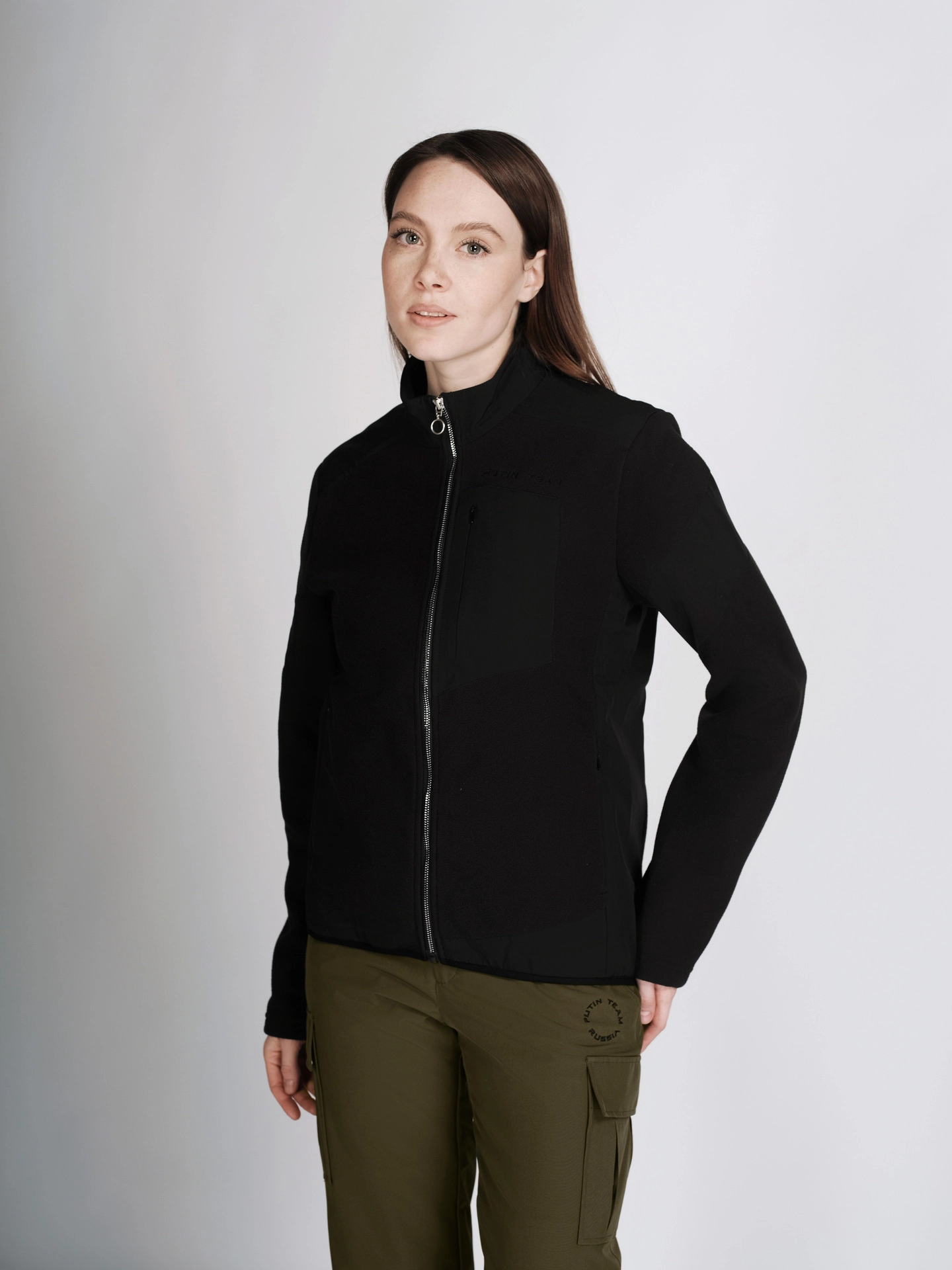 Толстовка из флиса на молнии