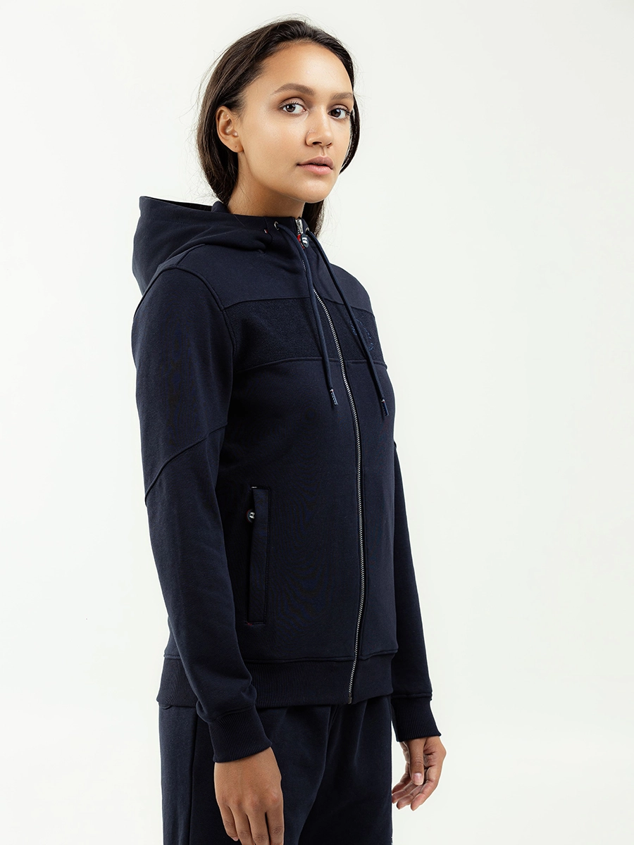 Толстовка на молнии с капюшоном