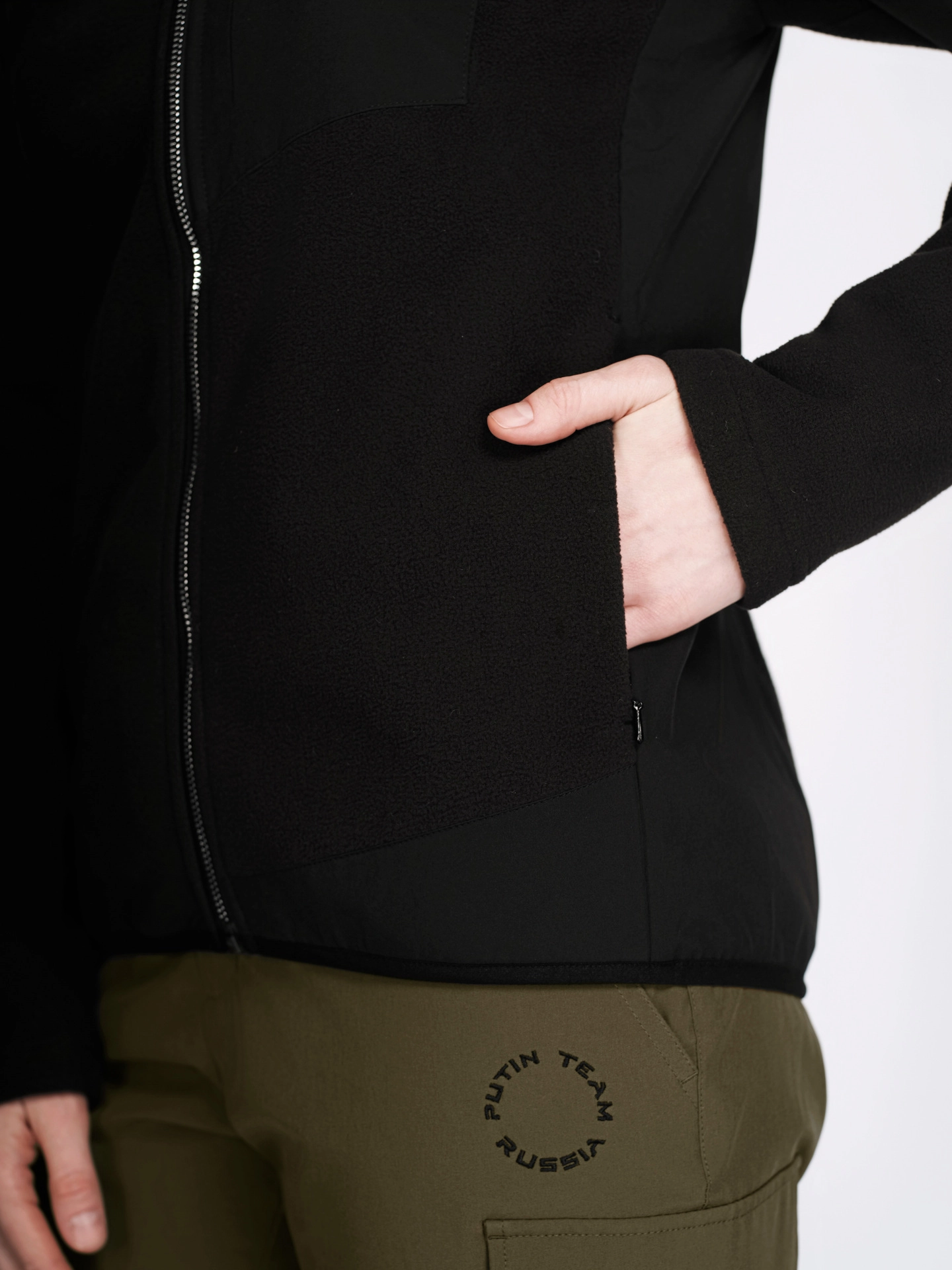 Толстовка из флиса на молнии