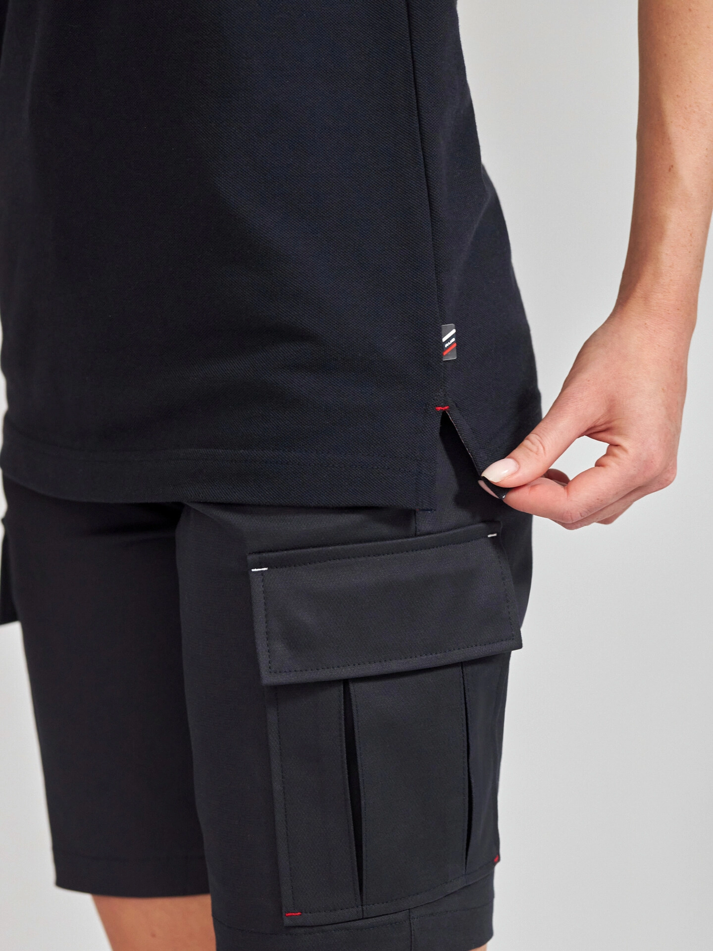 Футболка поло триколор